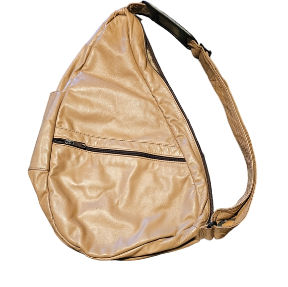 AmeriBag Classic Leather Healthy Back Bag - Picture 2 of 16